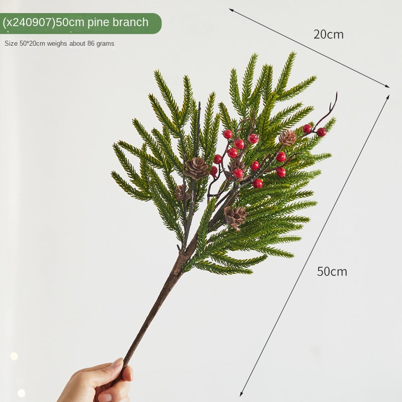 Christmas Pine Branch Decoration for Festive Displays