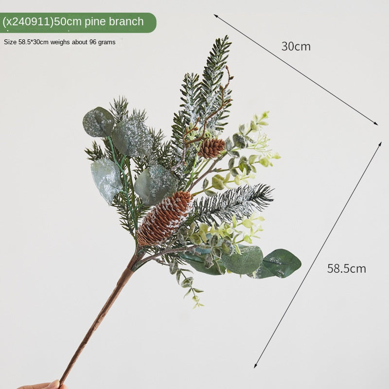 Christmas Pine Branch Decoration for Festive Displays