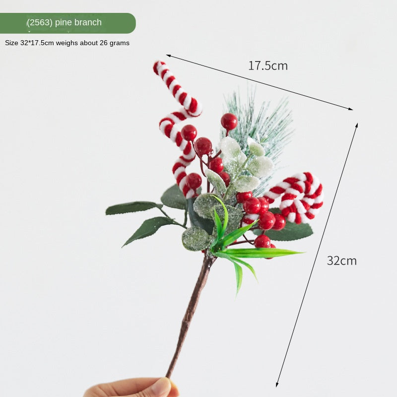 Christmas Pine Branch Decoration for Festive Displays