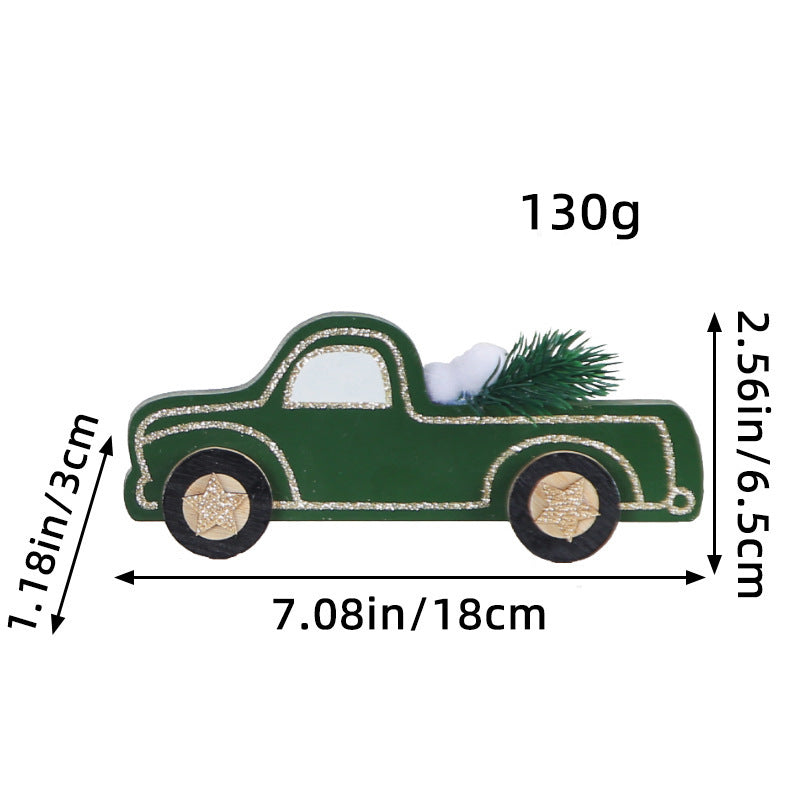 Christmas Car Ornaments for Rustic Holiday Decorating