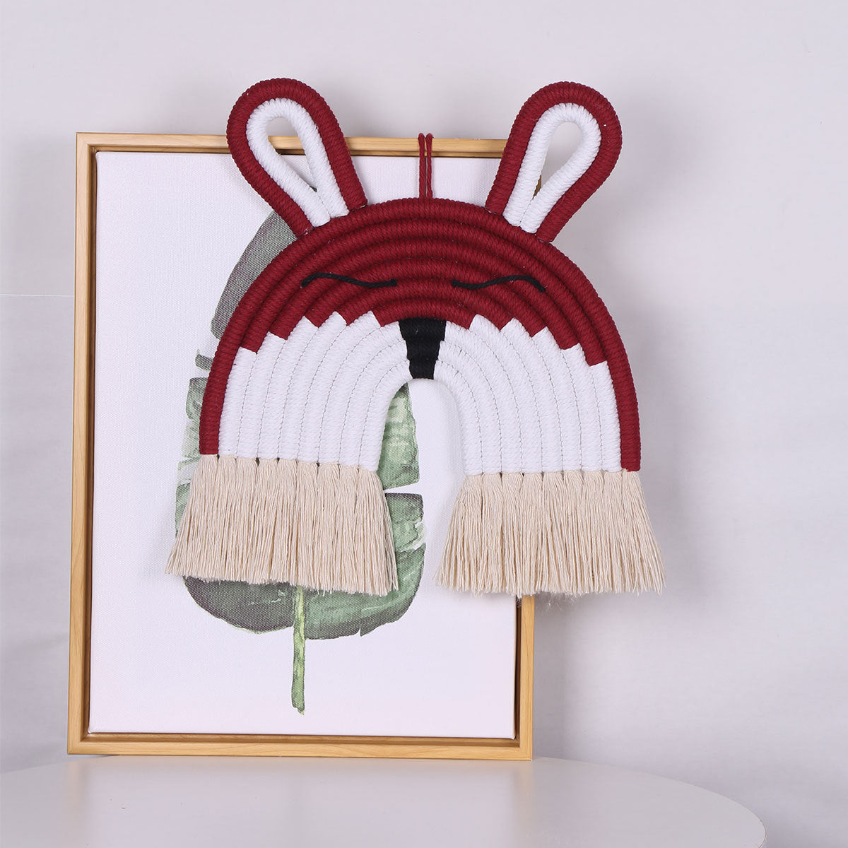 Hand-Woven Rainbow Wall Decor for Cozy Nursery Rooms