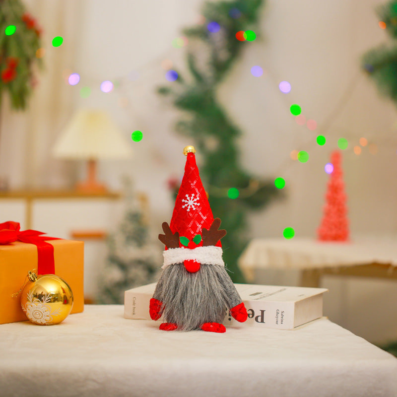 Christmas Gnome Figurine for Festive Mantel Decor