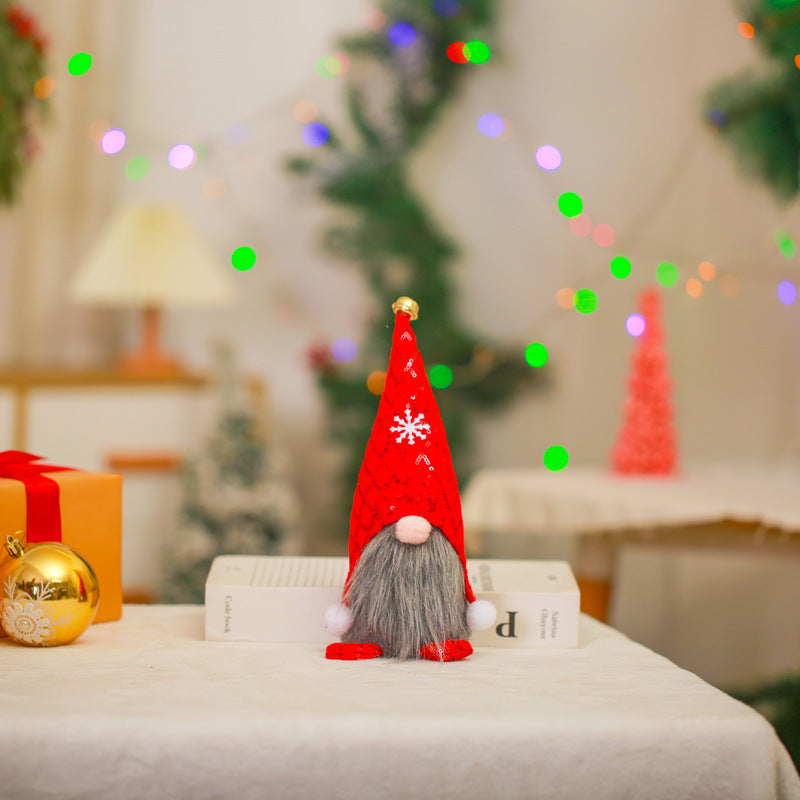Christmas Gnome Figurine for Festive Mantel Decor