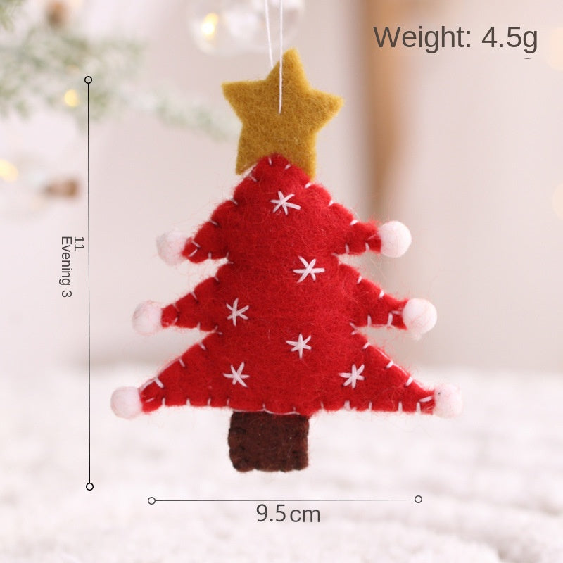 Felt Christmas Ornaments for a Cozy Handmade Tree