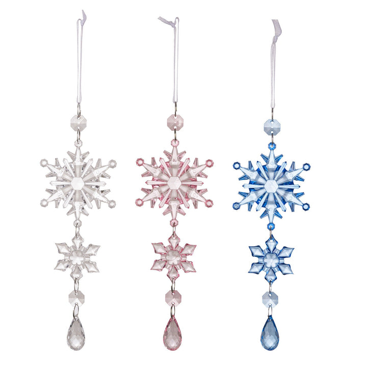 Acrylic Snowflake Ornament for Sparkling Christmas Trees
