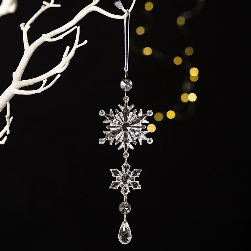 Acrylic Snowflake Ornament for Sparkling Christmas Trees
