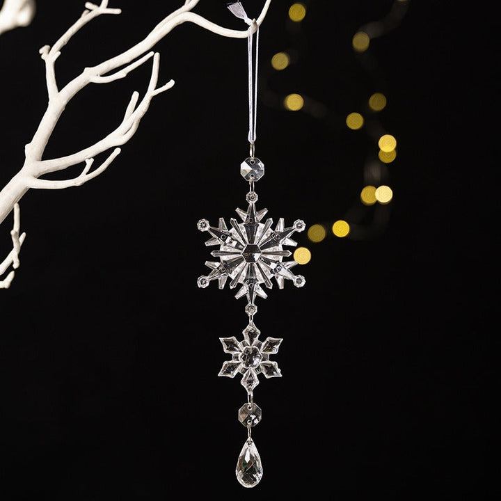 Acrylic Snowflake Ornament for Sparkling Christmas Trees