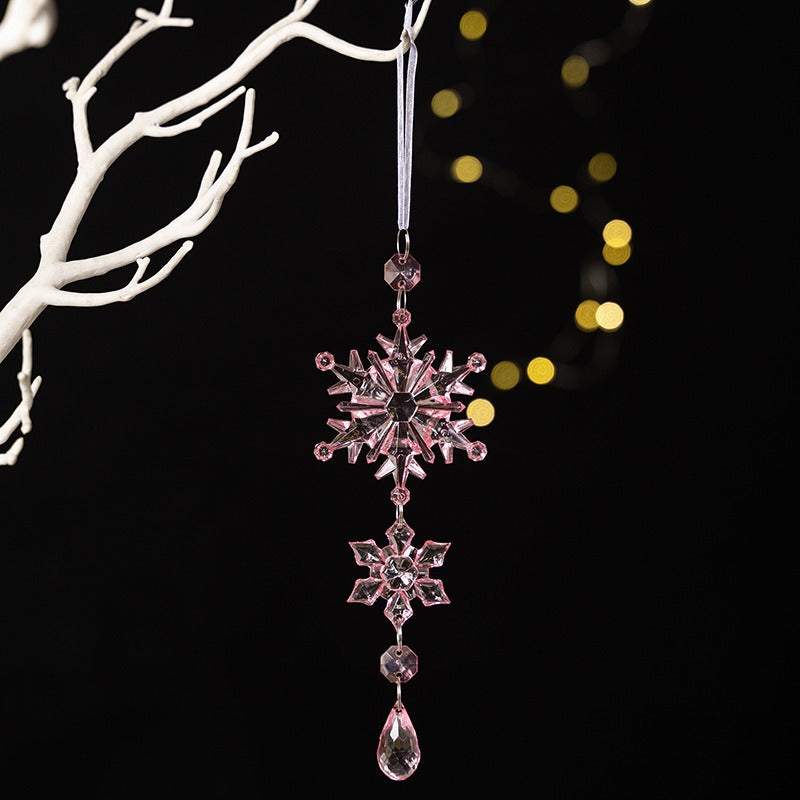 Acrylic Snowflake Ornament for Sparkling Christmas Trees
