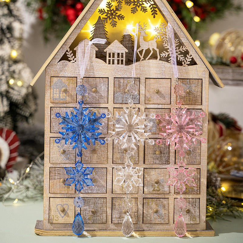 Acrylic Snowflake Ornament for Sparkling Christmas Trees