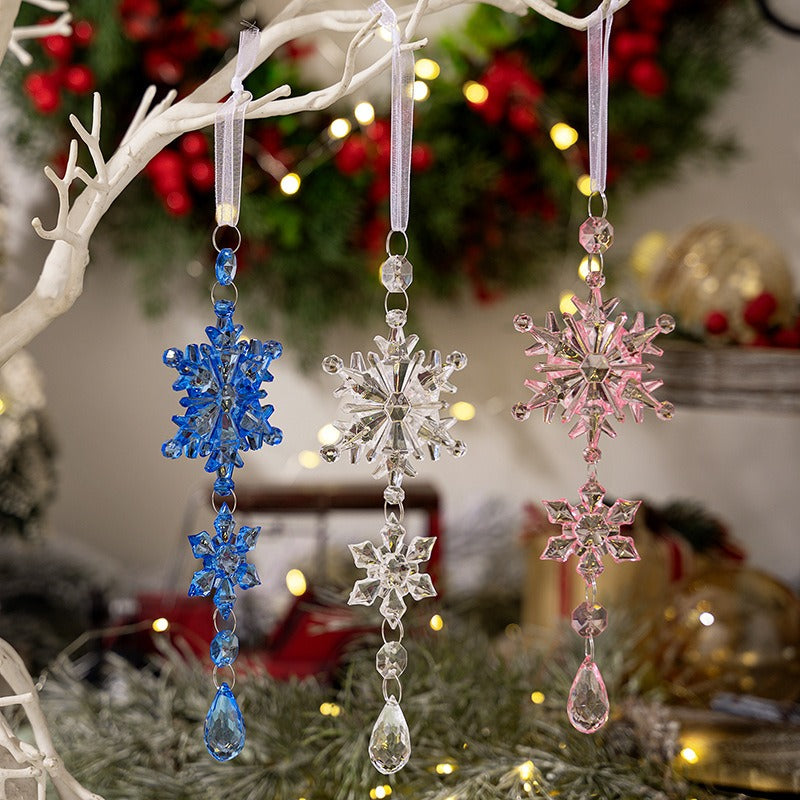 Acrylic Snowflake Ornament for Sparkling Christmas Trees