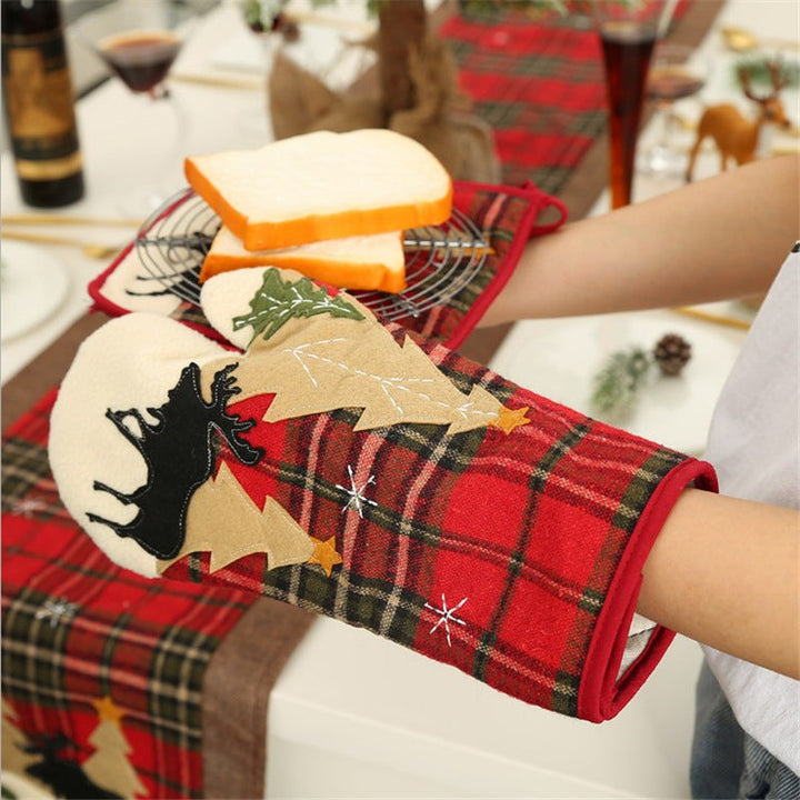 Christmas Oven Mitt Set for Festive Kitchen Décor