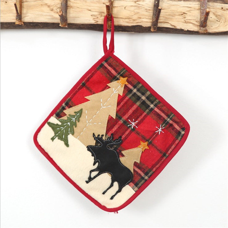 Christmas Oven Mitt Set for Festive Kitchen Décor