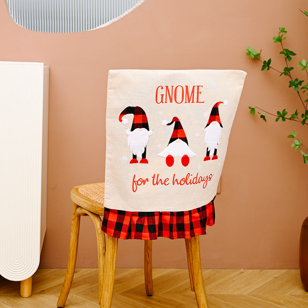Christmas Chair Back Covers for Festive Holiday Dining