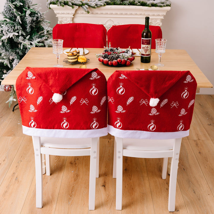 Christmas Chair Covers for Coordinated Santa Décor