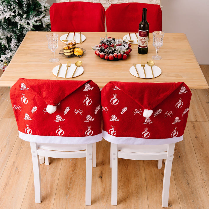 Christmas Chair Covers for Coordinated Santa Décor