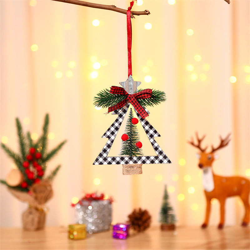 Christmas Ornaments Set: Rustic Festive Tree Charm