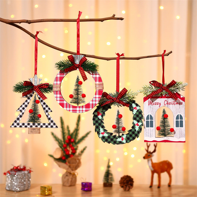 Christmas Ornaments Set: Rustic Festive Tree Charm