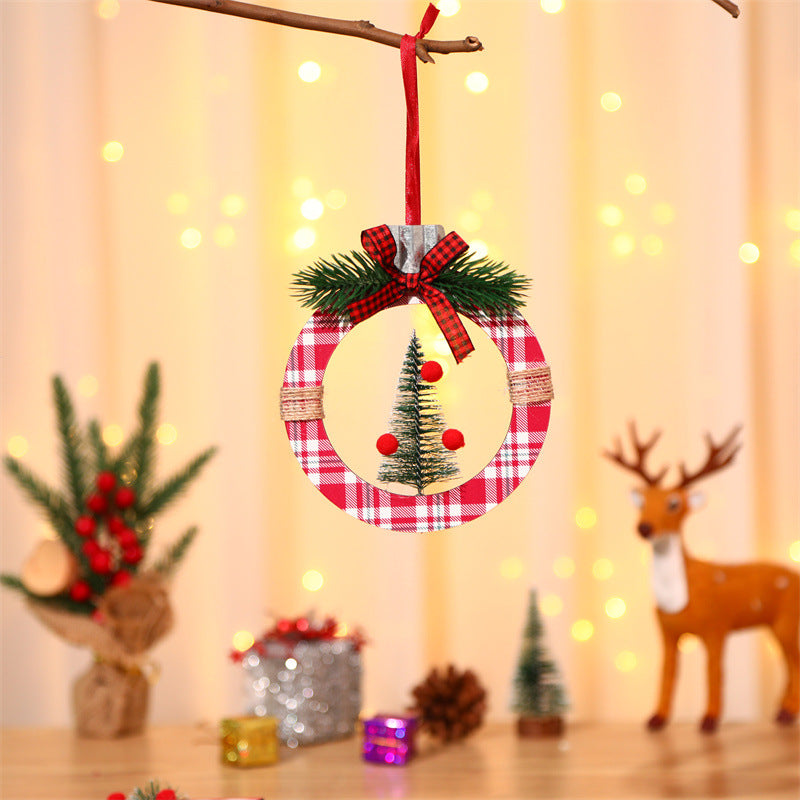 Christmas Ornaments Set: Rustic Festive Tree Charm
