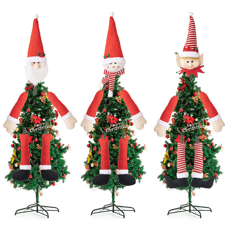Plush Christmas Tree Doll With Dangling Arms & Legs