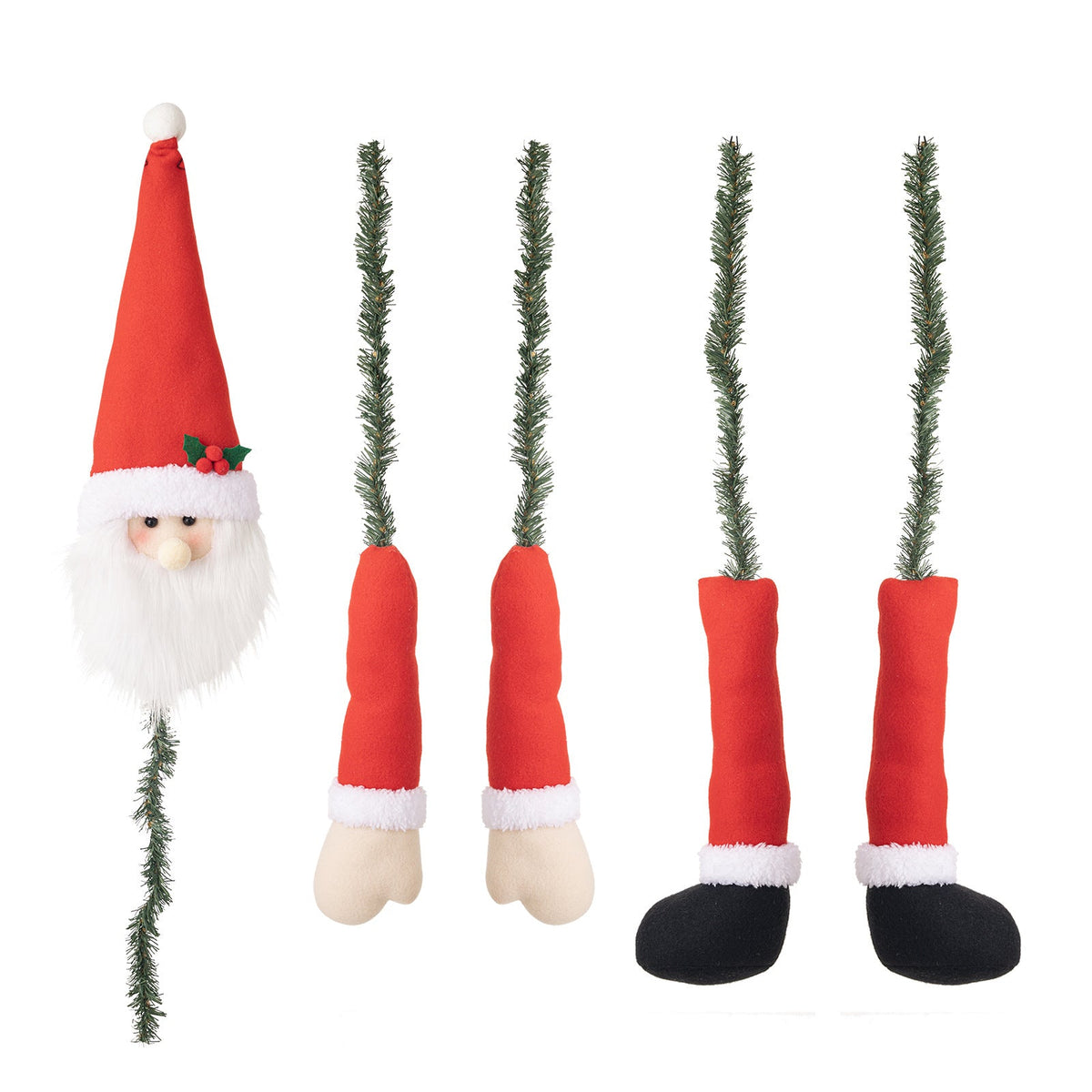 Plush Christmas Tree Doll With Dangling Arms & Legs