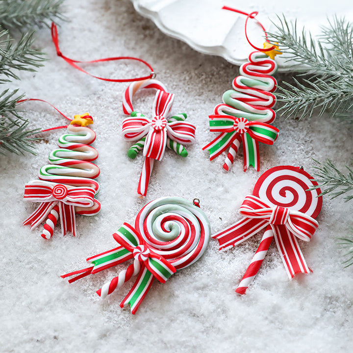 Christmas Candy Ornaments for a Playful Tree Display
