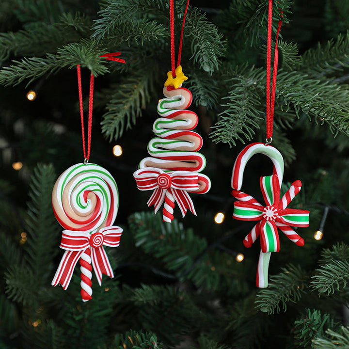 Christmas Candy Ornaments for a Playful Tree Display