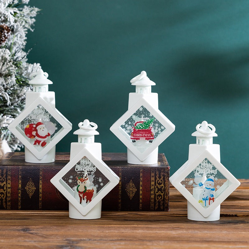 Christmas Lantern Light for Warm Festive Tabletop Glow