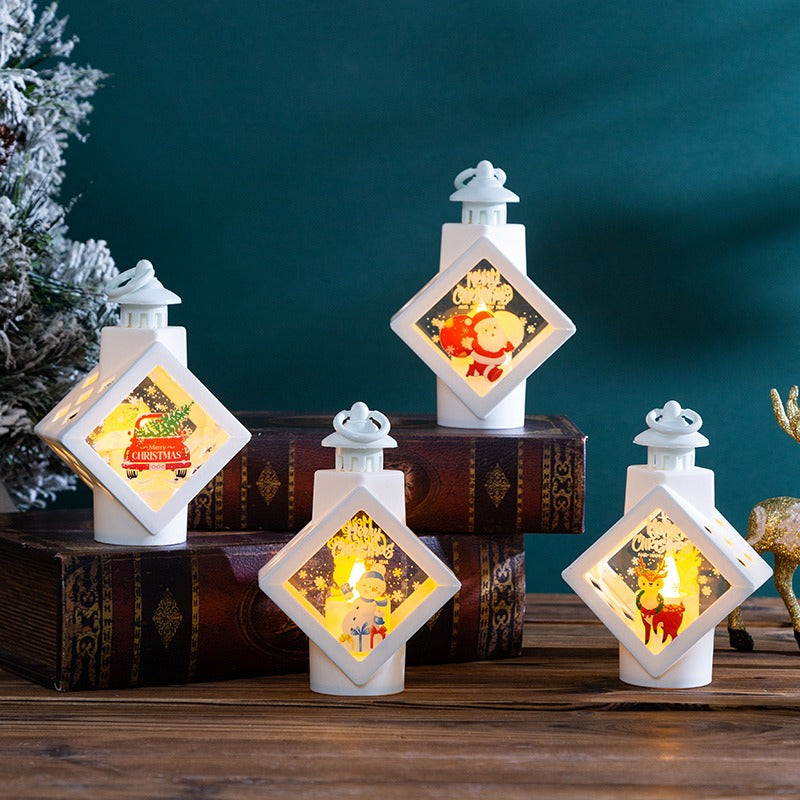 Christmas Lantern Light for Warm Festive Tabletop Glow