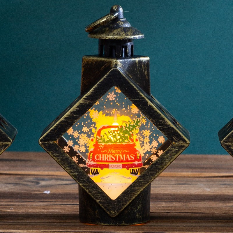 Christmas Lantern Light for Warm Festive Tabletop Glow