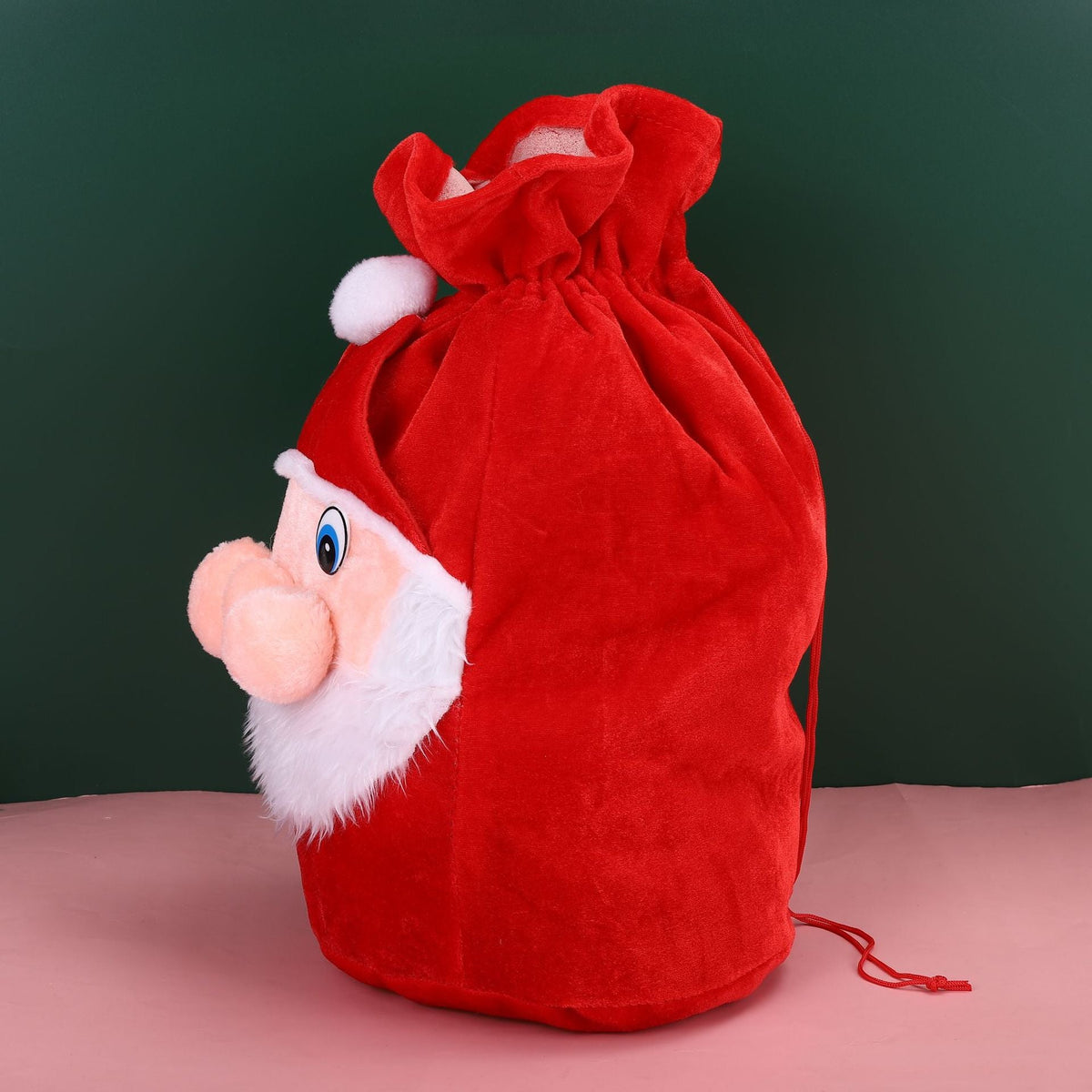 Christmas Santa Gift Bag for Festive Reusable Giving