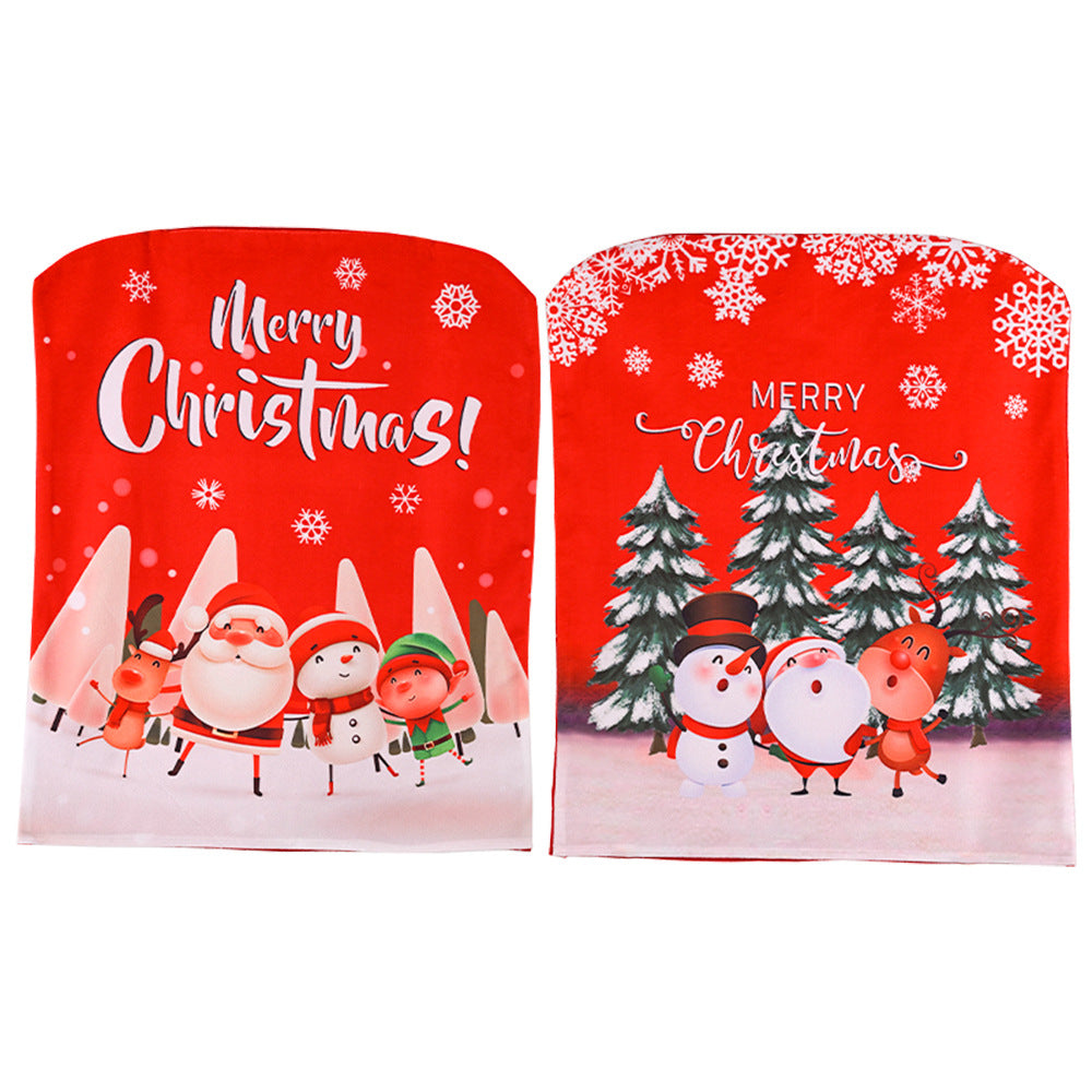 Christmas Chair Covers for Festive Holiday Dining Rooms