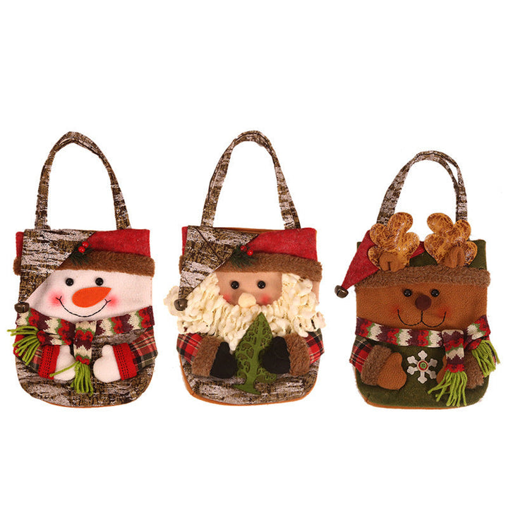 Christmas Gift Bags With Festive Character Decorations