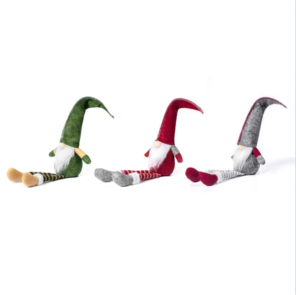 Faceless Gnome Trio Set - Scandinavian Christmas Decor