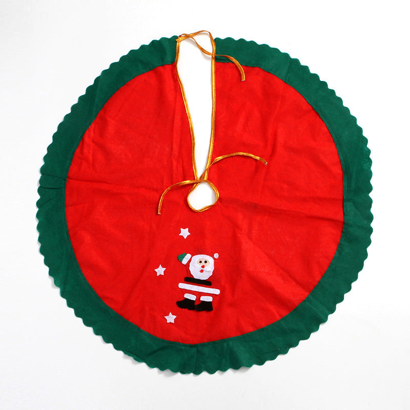 Christmas Tree Skirt 90cm Classic Holiday Base Cover