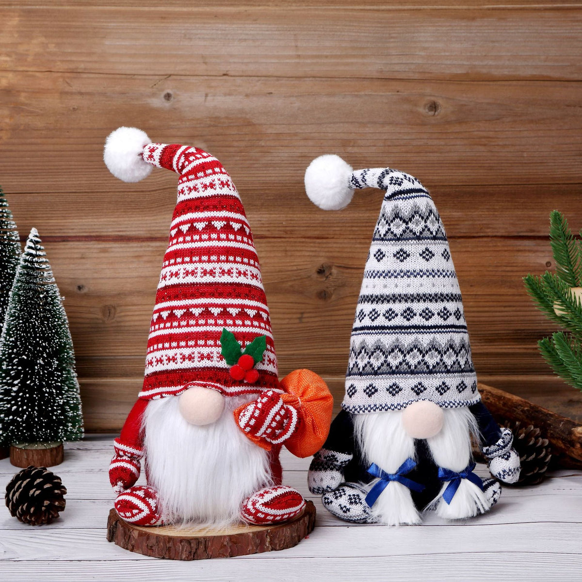 Nordic Christmas Gnome 41 cm Cozy Holiday Mantel Decor