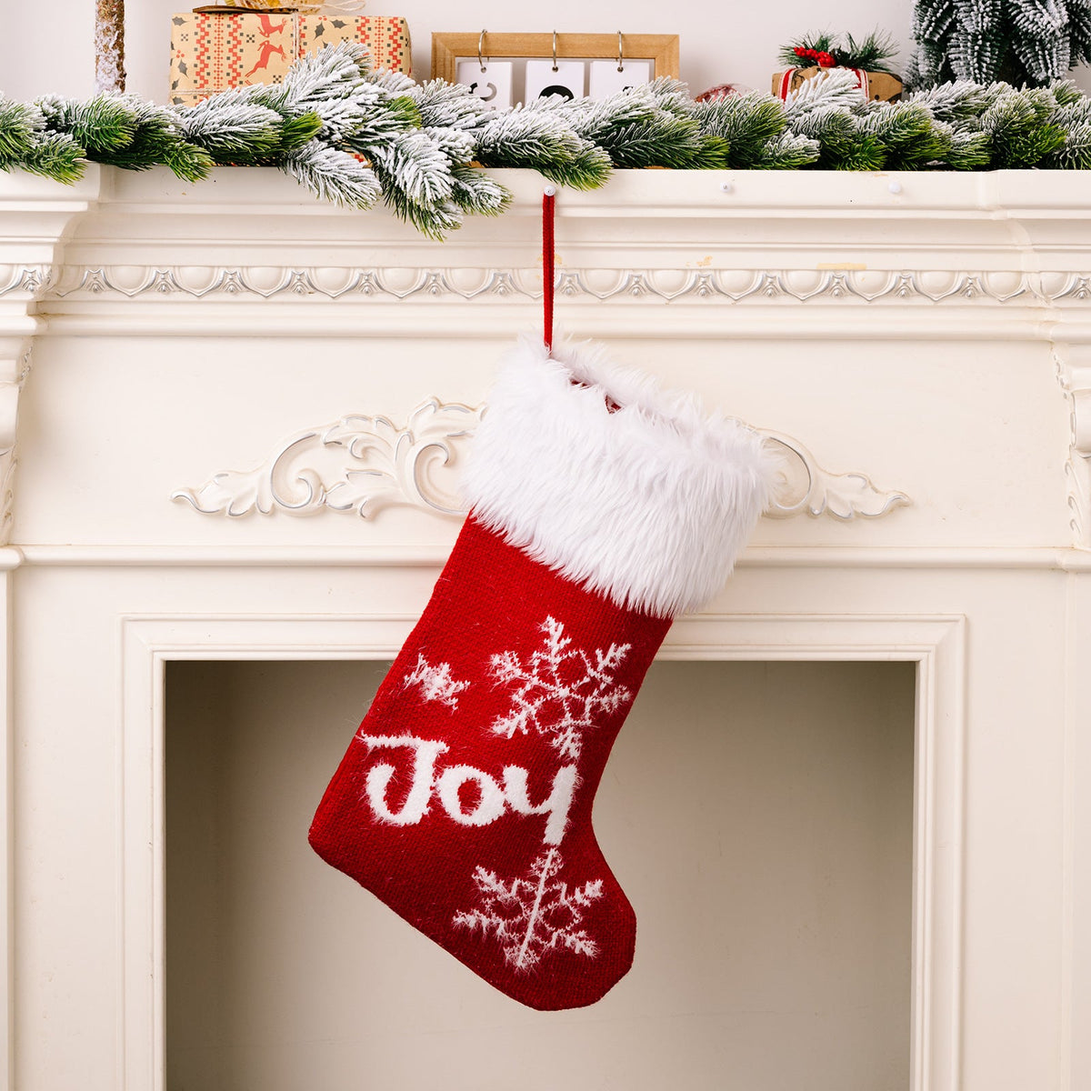 Christmas Stockings Set of 4 for Warm Festive Mantels