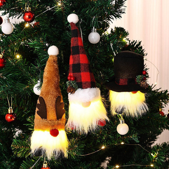 Illuminated Gnome Ornaments for Cozy Christmas Decor