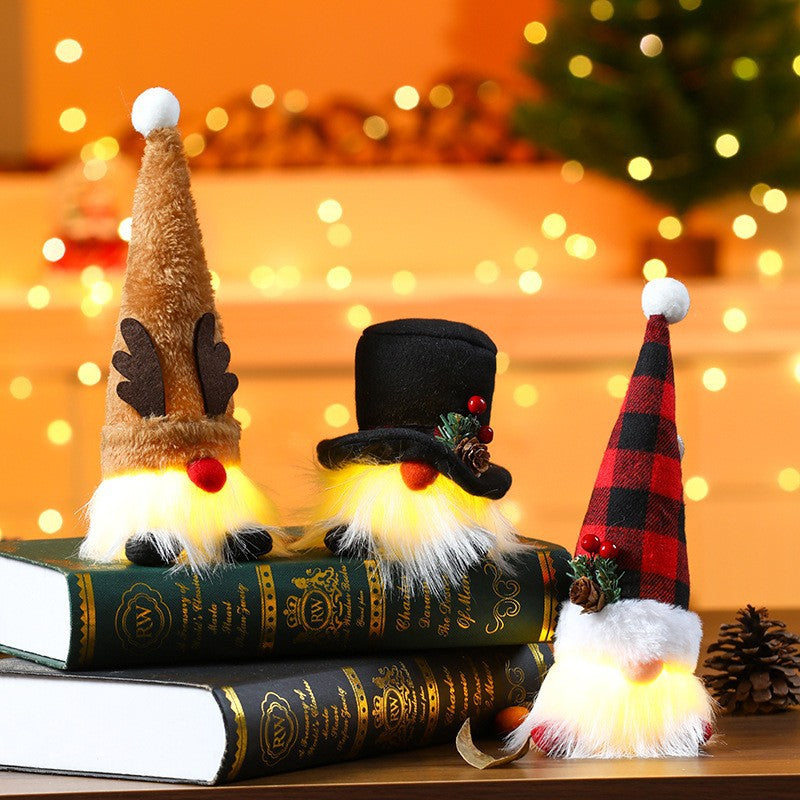 Illuminated Gnome Ornaments for Cozy Christmas Decor