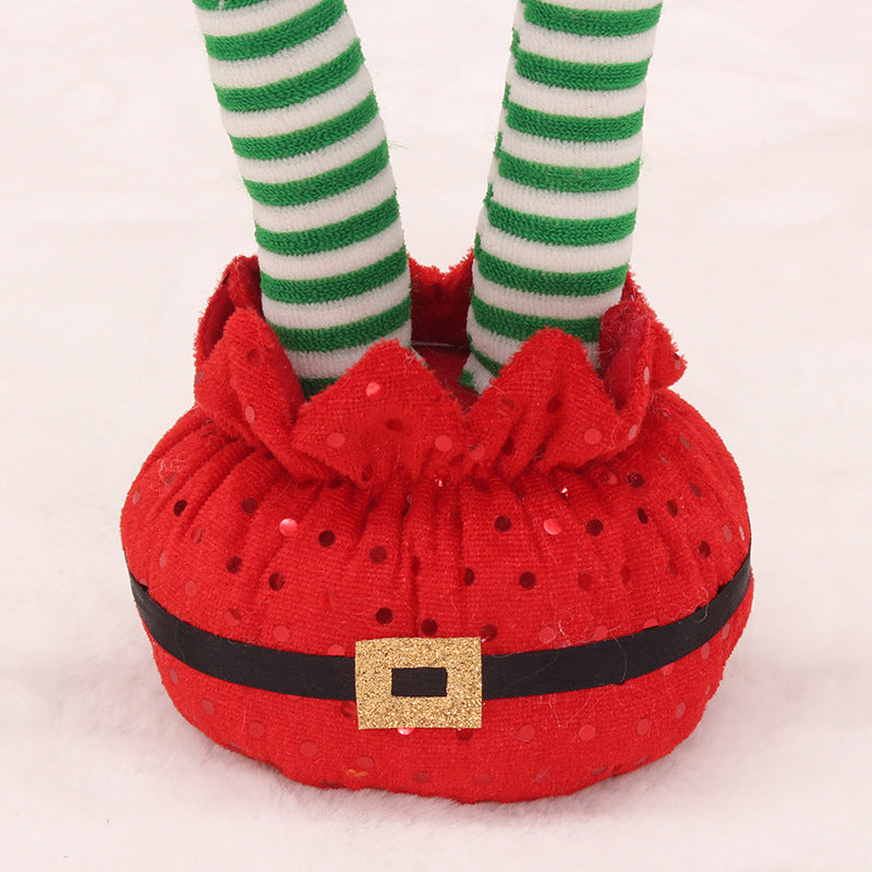 Christmas Elf Legs Decoration for Playful Holiday Cheer