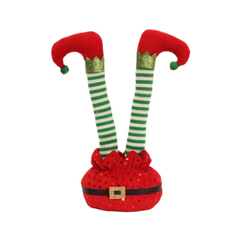 Christmas Elf Legs Decoration for Playful Holiday Cheer