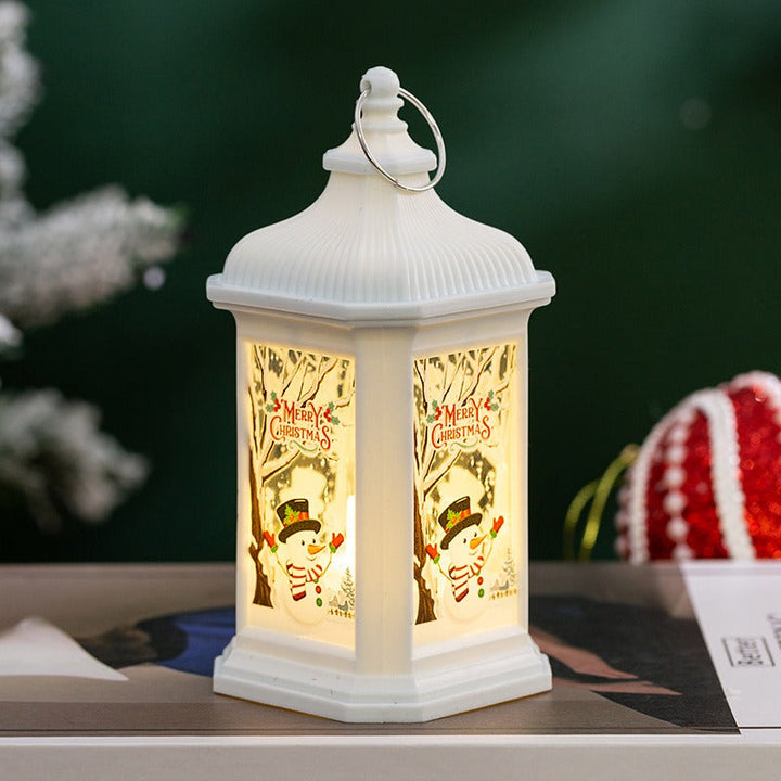 Christmas Lantern Light: Warm Retro Holiday Table Glow