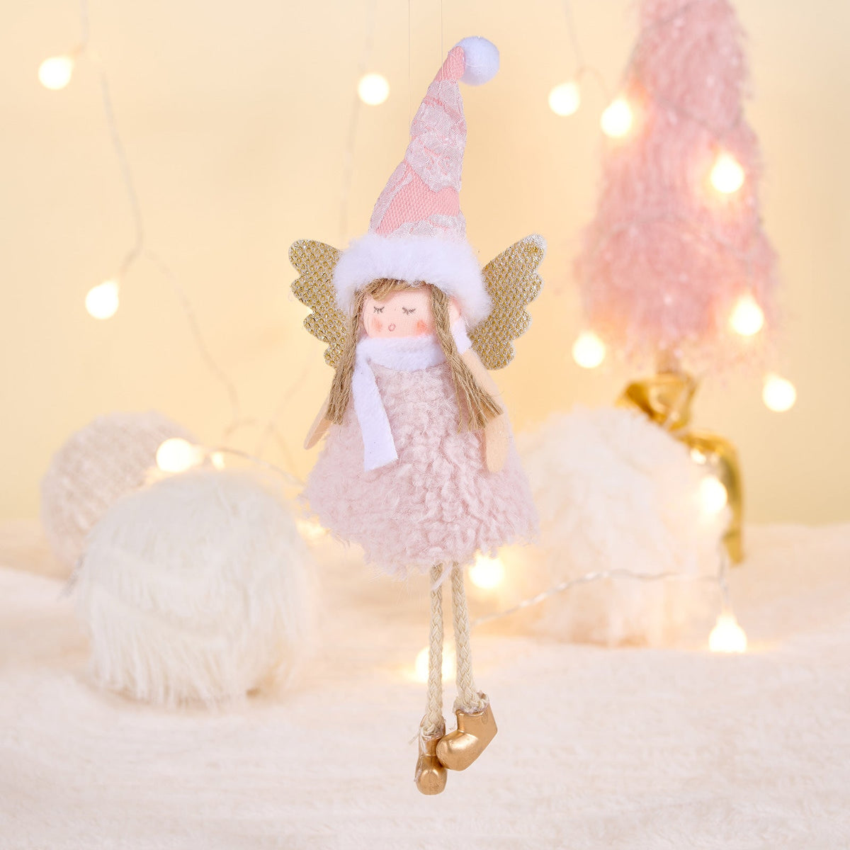 Pink Angel Christmas Ornaments for Magical Tree Decor