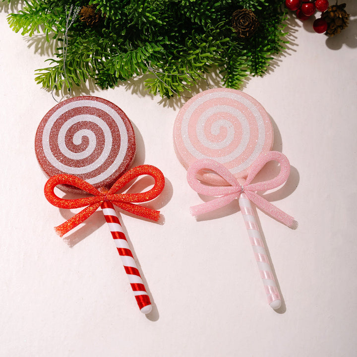 Christmas Lollipop Ornaments for Whimsical Tree Decor