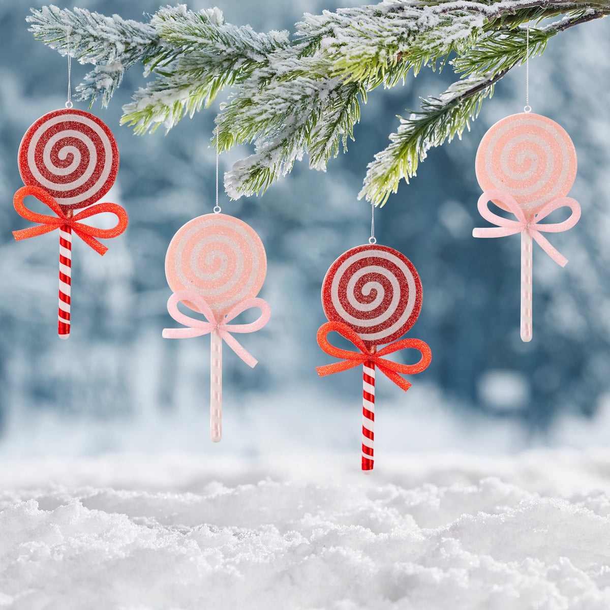 Christmas Lollipop Ornaments for Whimsical Tree Decor