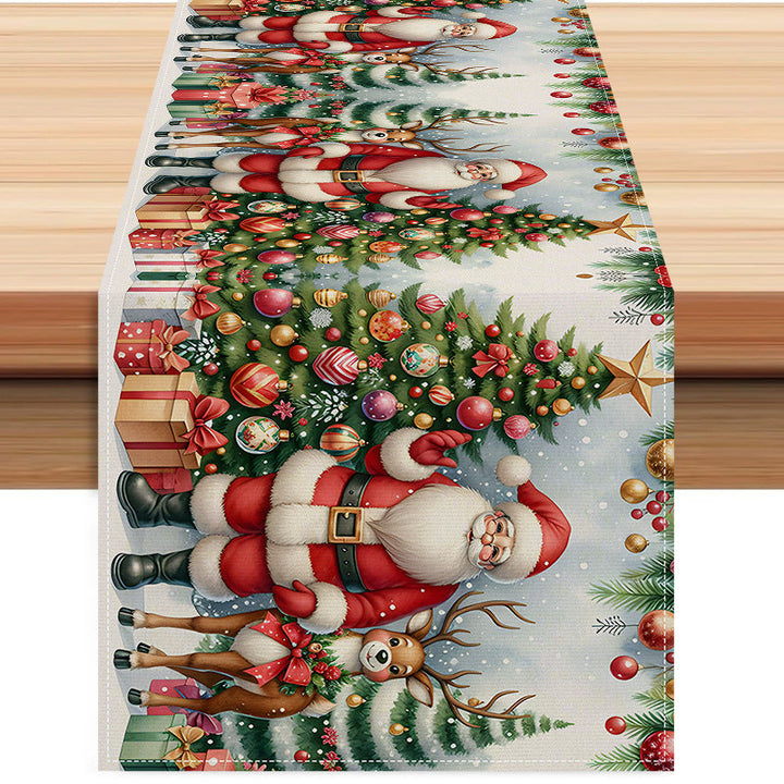 Christmas Table Runner for Festive Holiday Centerpieces
