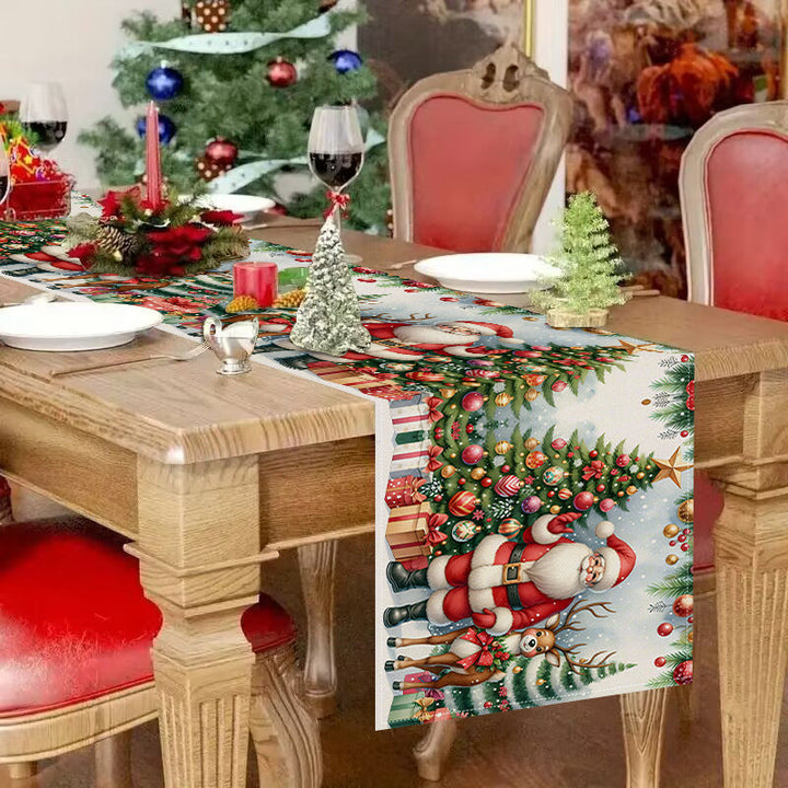 Christmas Table Runner for Festive Holiday Centerpieces