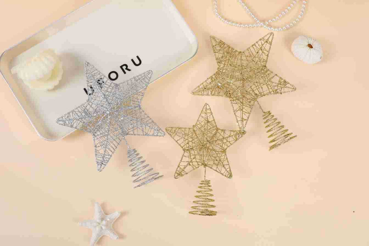 Christmas Tree Topper Star for Elegant Holiday Decor