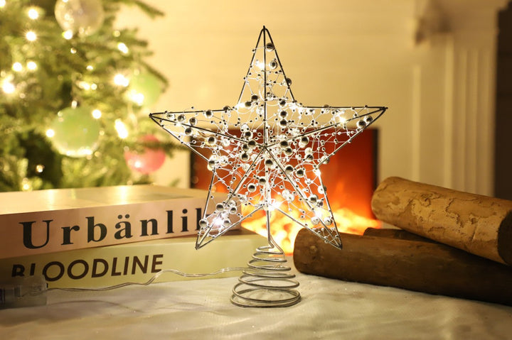 3D Illuminated Christmas Tree Topper Star Decoration