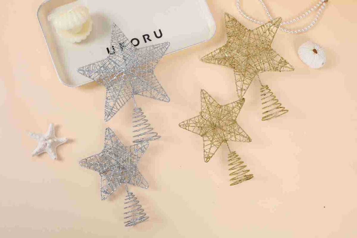 Christmas Tree Topper Star for Elegant Holiday Decor