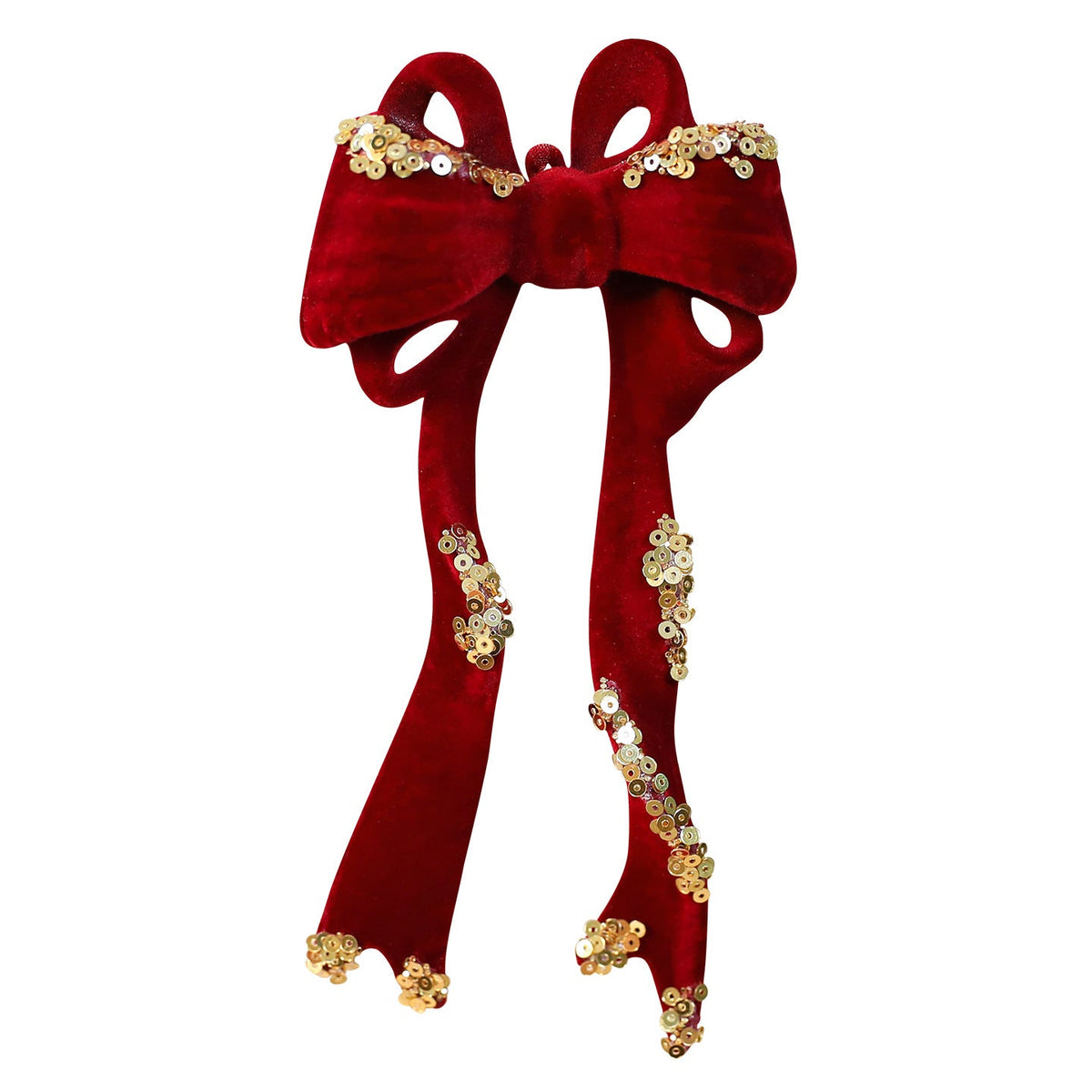 Christmas Ornament Set: Elegant Red & Gold Tree Decor